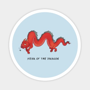 Year of The Dragon - Muted Colors Magnet